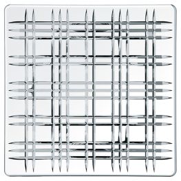  Square Lead-Free Crystal Platter, 28cm