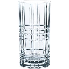 Square Lead-Free Crystal Longdrink Glasses, Set Of 4