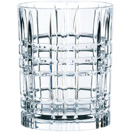 Square Lead-Free Crystal Whiskey Glasses, Set Of 4