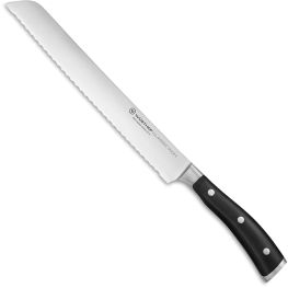 Classic Ikon Double Serrated Bread Knife, 23cm