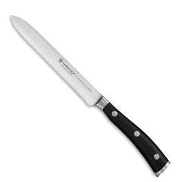 Classic Ikon Serrated Utility Knife, 14cm