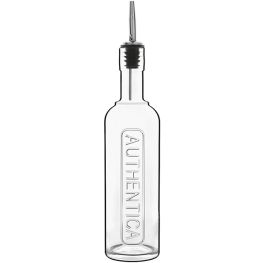 Luigi Bormioli Authentica Storage Bottle With Stainless Steel Pourer