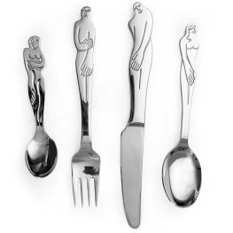Sketchbook Cutlery Set, 24pc