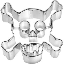 Stainless Steel Skull Cookie Cutter, 7cm