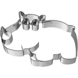 Stainless Steel Rhino Cookie Cutter, 9.5cm