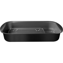 Brazil Non-Stick Deep Roasting Pan With Grill, 34cm