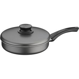 Paris Non-Stick Shallow Frying Pan With Lid, 24cm