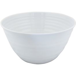 Home Classix Melamine Salad Bowl, White, 27cm