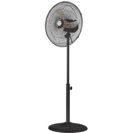 Elegant Breeze Steel Black Pedestal Fan, 40cm