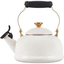 Classic Whistling Stovetop Kettle With Gold Knob, 1.6 Litre