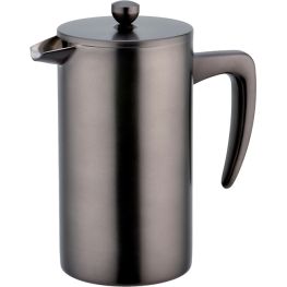 Sidamo 8 Cup Double Walled Stainless Steel Coffee Plunger, 1 Litre
