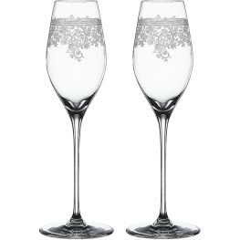 Arabesque Champagne Glasses, Set of 2