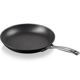 Toughened Non-Stick Deep Frying Pan With Helper Handle