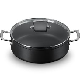 Toughened Non-Stick Sauteuse With Glass Lid