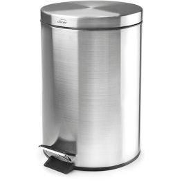 Lacor Brushed Stainless Steel Step Pedal Bin