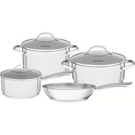 Una Stainless Steel Cookware Set, 7pc