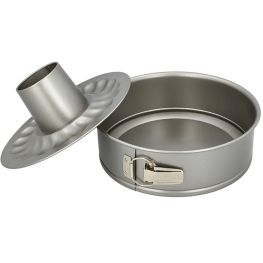 Stainless Basic Baking Non-Stick Springform Pan with 2 Bases, 26cm