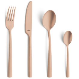 Manille Copper Cutlery Set, 16pc