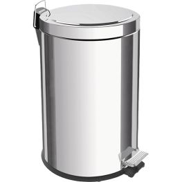 Polished Stainless Steel Step Pedal Bin