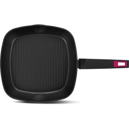 Best Moments Forged Aluminium Non-Stick Ribbed Grill Pan, 28cm