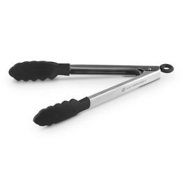 Silicone Edge Stainless Steel Tongs, 24cm