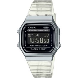 Retro Silver Digital Wrist Watch, A168XES-1BDF
