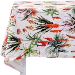 Botanica Aloe White Rectangular Tablecloth