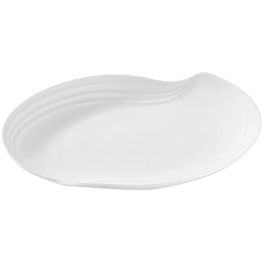 Arctic White Wave Platter, 26cm
