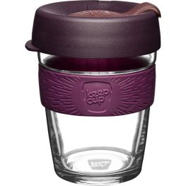Barista Brew Reusable Glass Coffee Cup, 350ml