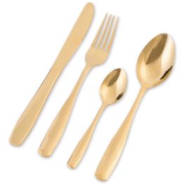 Bella Casa Gold Cutlery Set, 4pc