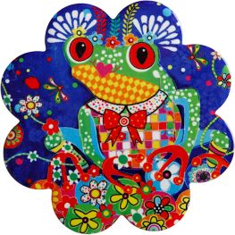 Donna Sharam Rainbow Jungle Ceramic Flower Coaster