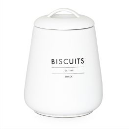 Stoneware Biscuit Canister