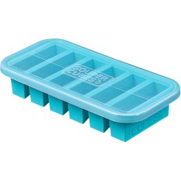 Half Cup Silicone Food Storage Tray with Lid