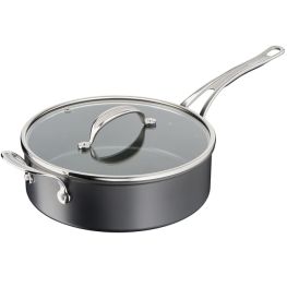 Tefal Cook's Classic 26cm Non-Stick Hard Anodised Saute Pan With Lid, 4 Litre