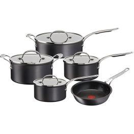 Tefal Cook's Classic Non-Stick Hard Anodised Cookware Set, 9pc