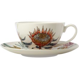 Waratah Coupe Breakfast Cup & Saucer