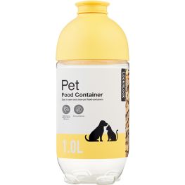 Pet Easy Pour Wet Or Dry Interlocking Container, 1 Litre