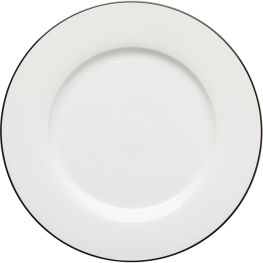 Jenna Clifford Premium Porcelain Black Line Dinner Plate