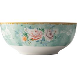 Jenna Clifford Green Floral Soup Bowl, Set Of 4