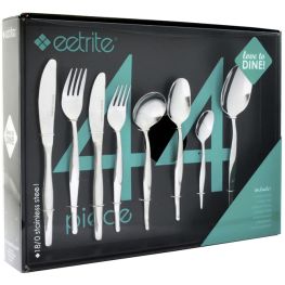 Eetrite 44pc Cutlery Set, Slimline