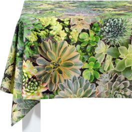 Botanica Succulent Green Rectangular Tablecloth
