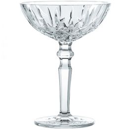 Noblesse Lead-Free Champagne Cocktail Glasses, Set Of 2