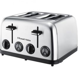 Classic Stainless Steel 4 Slice Toaster