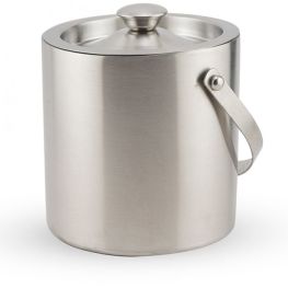 Bar Butler Double Walled Stainless Steel Ice Bucket, 1.7 Litre