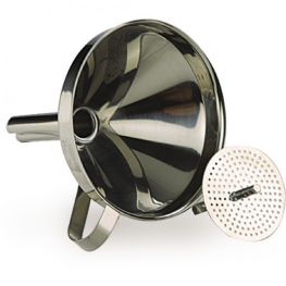 Ibili Clasica Stainless Steel Funnel With Strainer