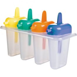 Ibili Lolly Ice Cream Moulds, Set Of 4