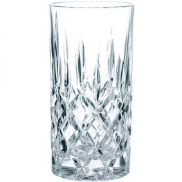 Noblesse Lead-Free Crystal Hiball Glasses, Set Of 4