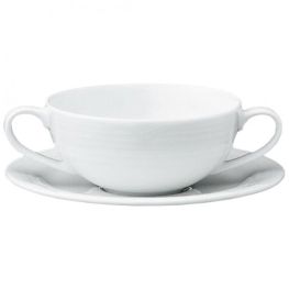 Arctic White Soup Cup & Saucer