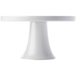 White Basics Footed Cake Stand, 20cm