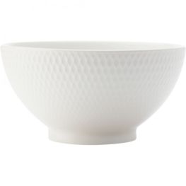 White Basics Diamonds Rice Bowl, 15cm